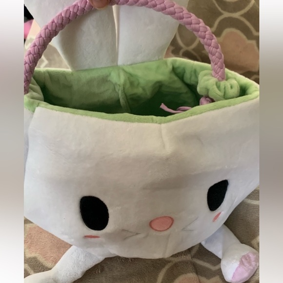 NEW XL BARK SQUEACKSTERS BUNNY BASKET.❤️DON’T FORGET YOUR PUP’S EASTER BASKET❣️ - Picture 2 of 11